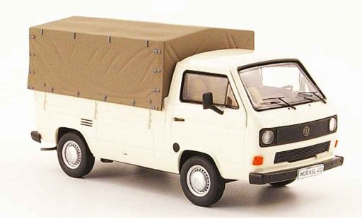 Volkswagen Combi B 1/43 Premium Cls t3b plateau cremeblanche miniature