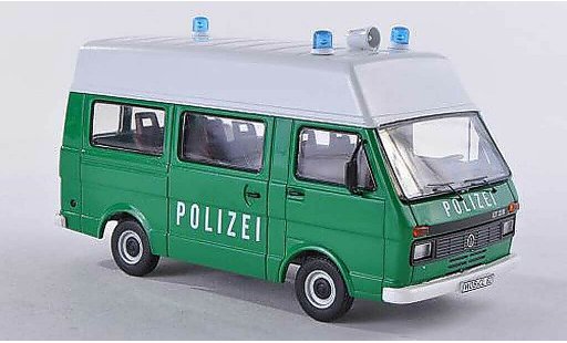 Volkswagen LT28 Bus 1/43 Premium ClassiXXs toit sureleve police vert miniature