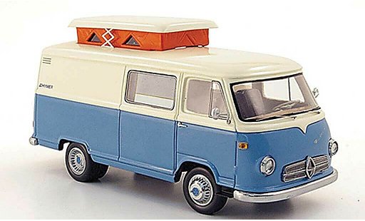 Borgward Hymer camping-car 1/43 Premium ClassiXXs Caravano bleu/cremeblanche miniature