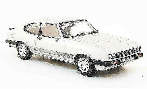 Ford Capri 3.0S 1/43 Vanguards MKIII grise miniature