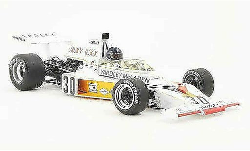 McLaren F1 Base 1/18 Minichamps Ford M23 No.30 Yardley J.Ickx GP Allemagne miniature
