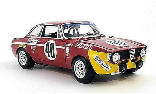 Alfa Romeo Giulia gt junior 1300 1/18 Minichamps GTA No.40 Picchi / Chassseuil 24h Paul Ricard 1971 miniature