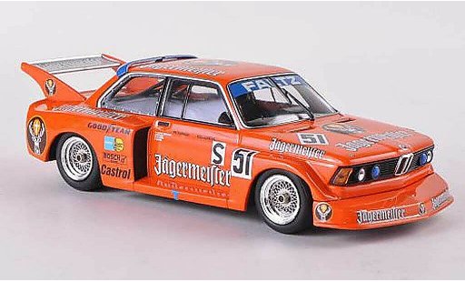 Bmw 320 Gr.5 1/43 Minichamps E21 i No.51 Jagermeister 6h Silverstone Peterson/Kelleners 1977 miniature