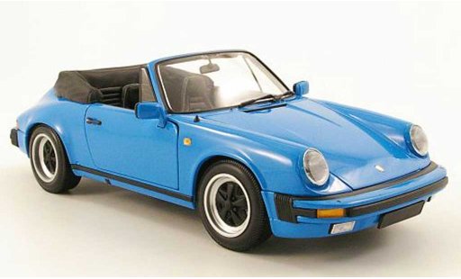 Porsche 911 Speedster 1/18 Minichamps carrera cabriolet bleu clair 1983 miniature