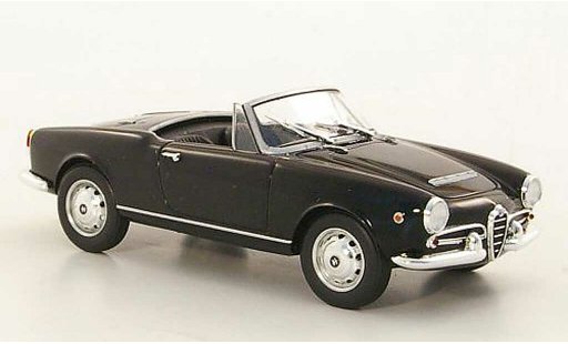 Alfa Romeo Spider Duetto duetto 1/43 Minichamps 1962 Giulia noire miniature