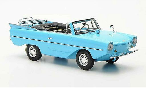 Amphicar 1965 cabrio 1/43 Minichamps turquoise miniature