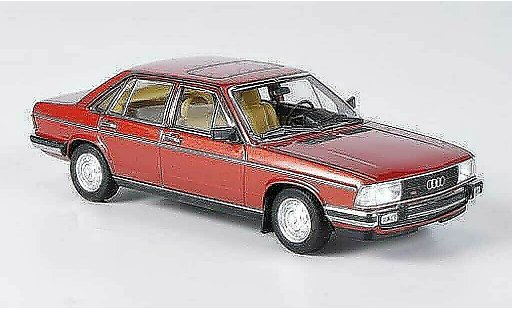 Audi 100 gl 1/43 Minichamps (C2) rouge 1979 miniature