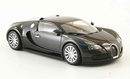 Bugatti Veyron coupe 1/43 Minichamps 16.4 grise noire 2009 miniature