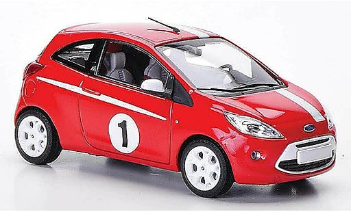 Ford Ka Grand Prix 1/43 Minichamps rouge/blanche 2009 miniature