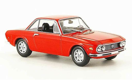 Lancia Fulvia HF 1/43 Minichamps 1600 rouge 1970 miniature