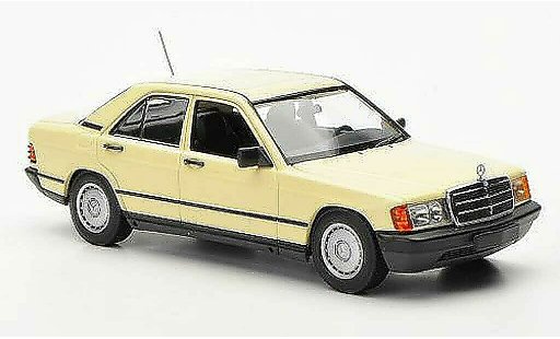Mercedes 190 Base 1/43 Minichamps (W201) elfenbein 1984 miniature