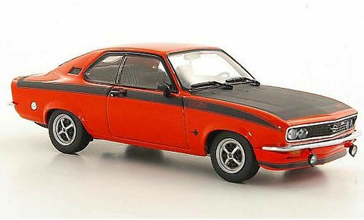 Opel Manta A 1/43 Minichamps GT/E rouge/matnoire 1974 miniature
