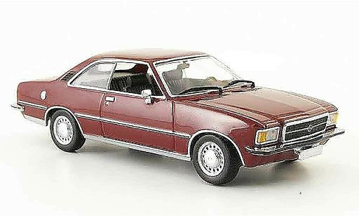 Opel Rekord D 1/43 Minichamps coupe rouge 1975 miniature