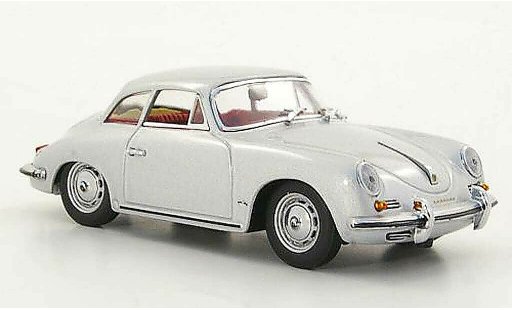 Porsche 356 1960 1/43 Minichamps B Hardtop Coupe grise miniature