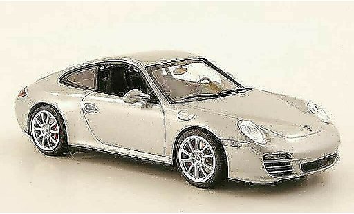 Porsche 911 4S 1/43 Minichamps Carrera (II) grise 2008 miniature