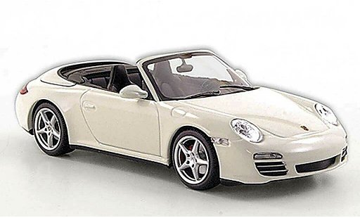 Porsche 911 4S 1/43 Minichamps Cabriolet ( II) blanche 2008 miniature