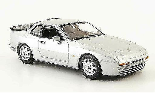 Porsche 944 1989 1/43 Minichamps S2 grise metallisee miniature