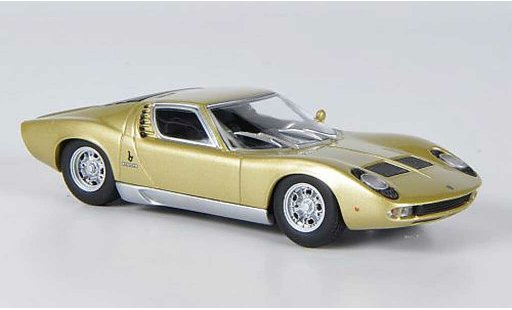 Lamborghini Miura S 1/43 Minichamps gold 1969 miniature