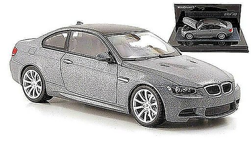 Bmw M3 coupe 1/43 Minichamps E92 matgrise/carbonoptik 2009 miniature