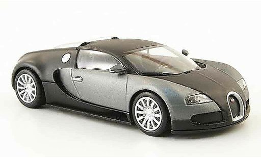 Bugatti Veyron coupe 1/43 Minichamps 16.4 mat noire grise 2009 miniature