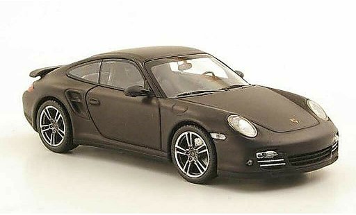 Porsche 911 Turbo 1/43 Minichamps (II) matgrise 2009 miniature