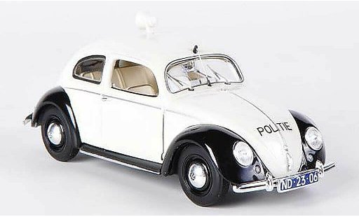 Volkswagen Kafer Base 1/43 Minichamps 1200 Export Politie Police (NL) 1951 miniature