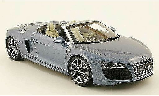 Audi R8 spyder 1/18 Kyosho grise bleu miniature
