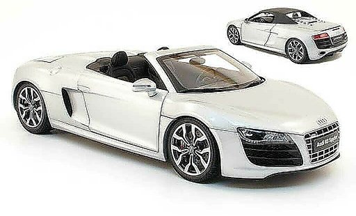 Audi R8 spyder 1/18 Kyosho 4.2. fsi grise 2010 miniature