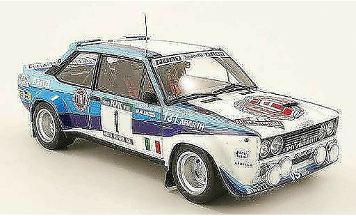 Fiat 131 Abarth 1/18 Kyosho no.1 vainqueur rallye portugal 1981 miniature