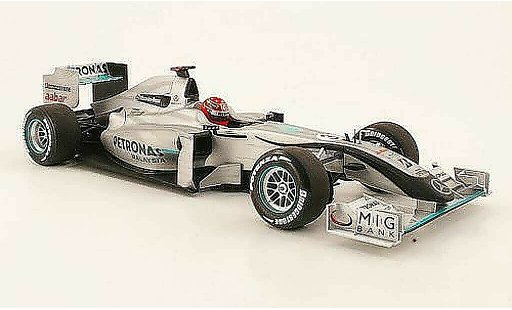 Mercedes F1 2009 1/18 Minichamps gp no.3 petronas m.schumacher showcar 2010 miniature
