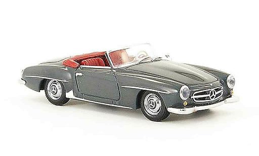 Mercedes 190 Base 1/43 Minichamps (W 121) grise ouvert 1955 miniature
