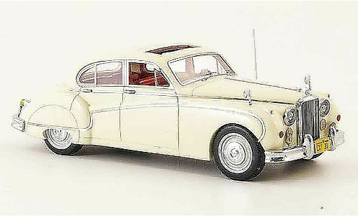 Jaguar MK 9 1/43 Neo creme blanche lhd avec interieur rouge 1960 miniature