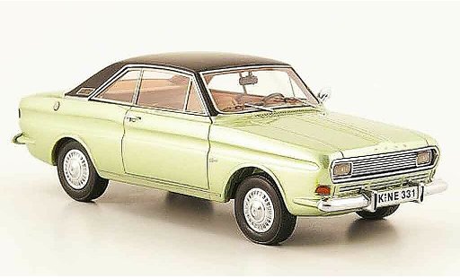 Ford Taunus Berline 1/43 Neo (P6) Coupe verte noire miniature