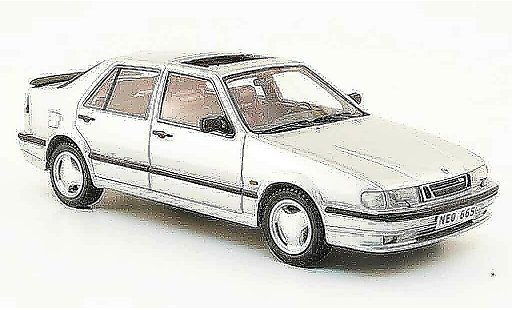 Saab 9000 CS 1/43 Neo Aero grise metallisee 1995 miniature