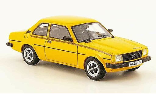 Opel Ascona B Base 1/43 Neo 2.0 j jaune 1980 miniature