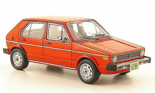 Volkswagen Golf Base 1/43 Neo Rabbit (US I) 5-portes rouge 1975 miniature