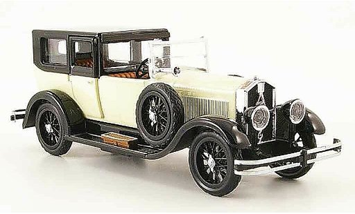 Isotta 8A Limousine 1/43 Rio Fraschini Berline blanche noire ouvert 1924 miniature