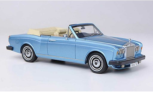 Rolls Royce Corniche DHC 1/43 Neo bleu RHD 1977 miniature