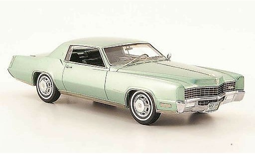Cadillac Eldorado Coupe 1/43 Neo verte 1967 miniature