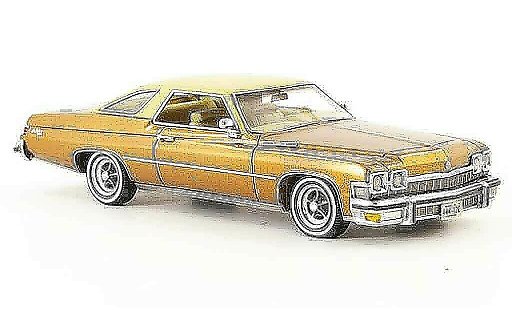 Buick Le Sabre Coupe 1/43 Neo HT marron beige 1974 miniature