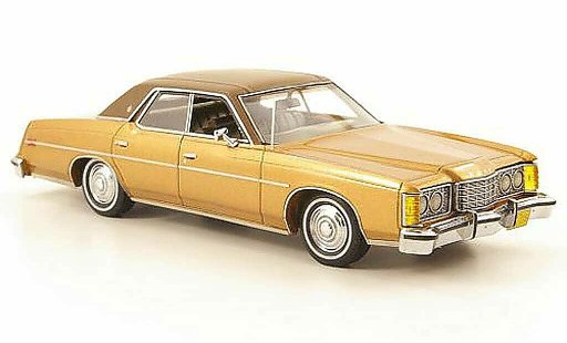 Ford LTD 1973 1/43 Neo le cuivre/noire-brun miniature