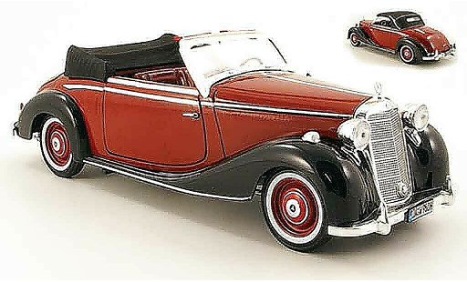Mercedes 170 Base 1/18 Signature s rouge/noire 1950 miniature