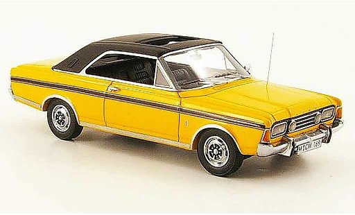 Ford Taunus 20M 1/43 Neo (P7b) jaune schw. liavec. Auf. 300 miniature