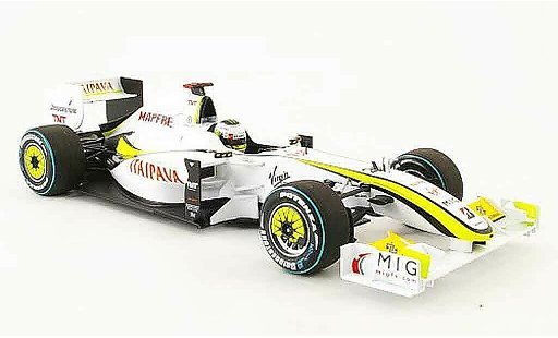 Mercedes F1 2009 1/18 Minichamps brawn gp bgp001 no.22 j.button gp brasilien miniature