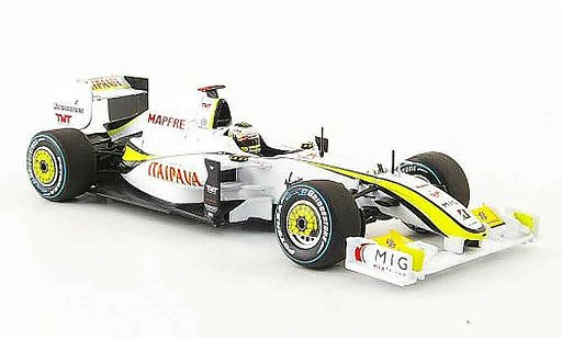 Mercedes F1 2009 1/43 Minichamps Brawn GP BGP001 No.22 J.Button GP Brasilien miniature