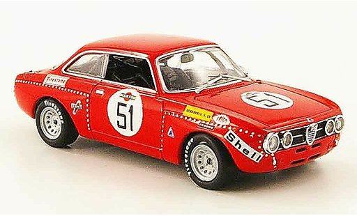 Alfa Romeo Giulia sprint gta 1/43 M4 GTAm no.51 dini dona spa 1973 miniature