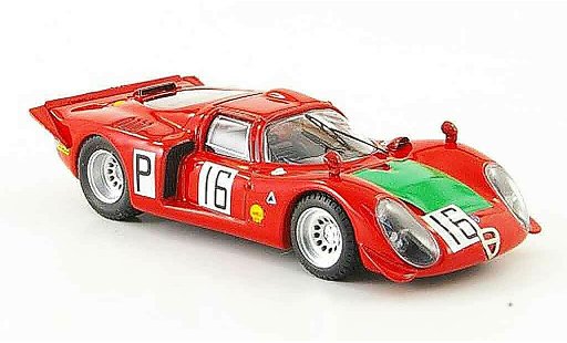 Alfa Romeo 33.2 prototipo 1/43 Best 1968 no.16 giunti galli nurburgring miniature