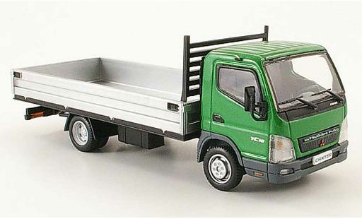 Mitsubishi Fuso Canter 1/43 Hachette plateau verte miniature
