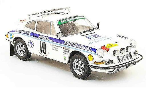 Porsche 911 RS 1/43 Schuco No.19 Kuhne & Nagel Safari Rallye 1974 miniature