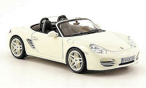 Porsche Boxster Base 1/43 Schuco (987) blanche miniature